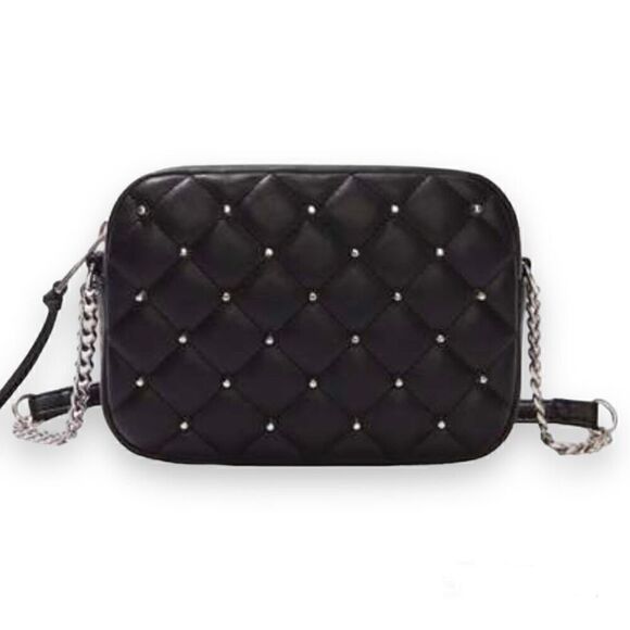 Rebecca Minkoff Quilted Studded Crossbody - Picture 1 of 5